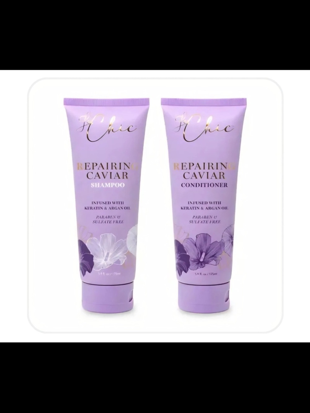 chic Repairing Caviar Shampoo & Conditioner Set - Lavender Purple